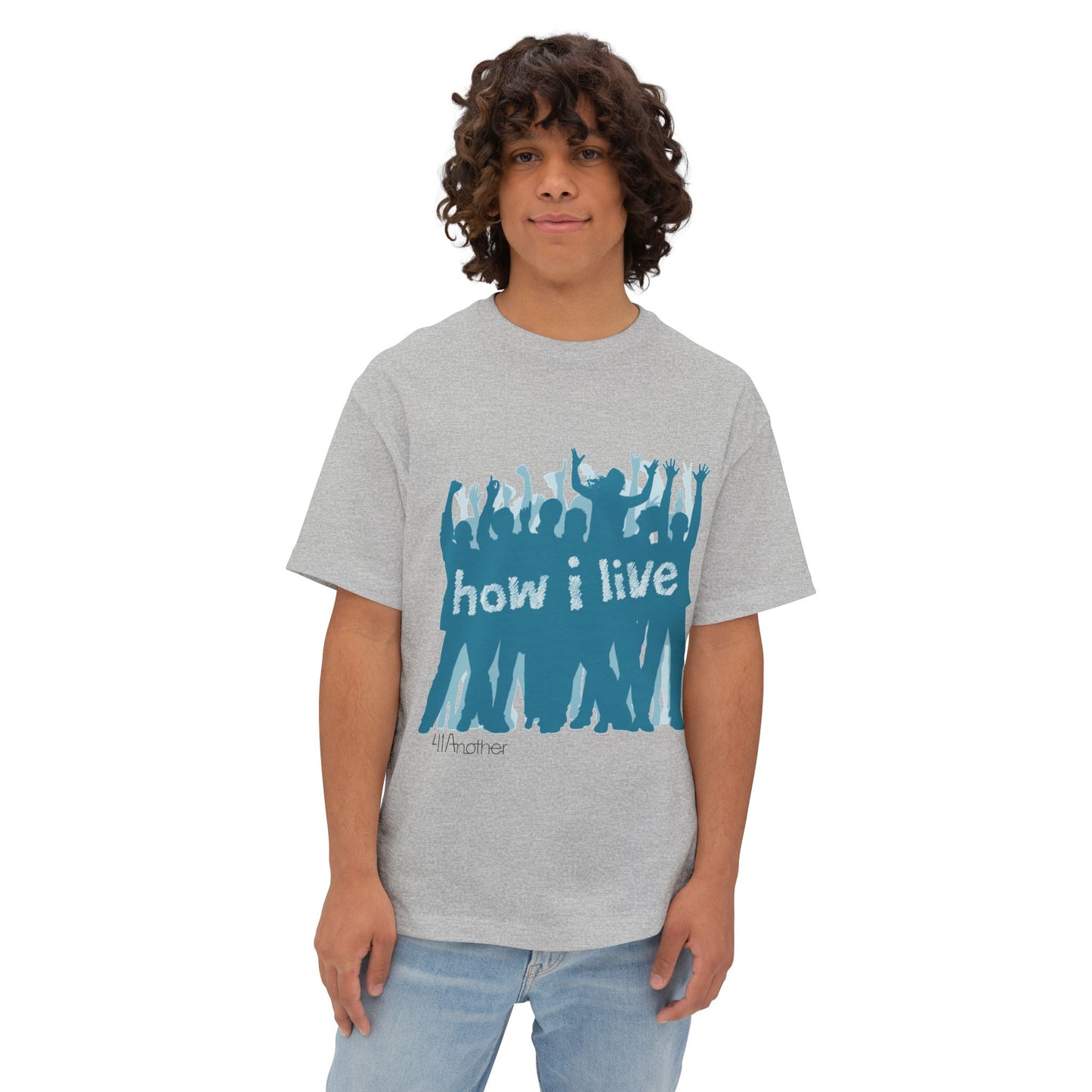 men's oversized box t-shirt (3 colors)